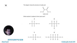 Carboxylic Acids and Esters  Organic  OL IGCSE Chemistry [upl. by Panta97]