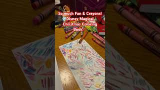 Disney Christmas amp Crayons FUN Disney’s Magical ChristmasIt Starts [upl. by Danette]