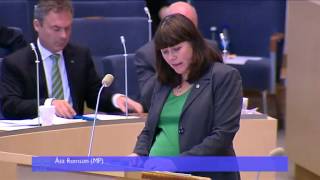 Jimmie Åkesson SD sätter Åsa Romson MP på plats [upl. by Francie]