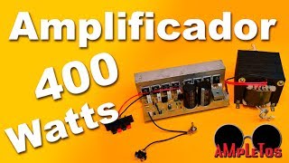 Amplificador monofonico de 400 watts con transistores [upl. by Nois]