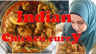 Como Hacer Curry de Pollo de la India [upl. by Kcirdnek]