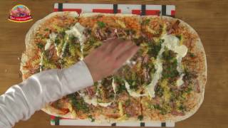 Rezepte mit Wurst  FLADENBROTPIZZA [upl. by Petty]