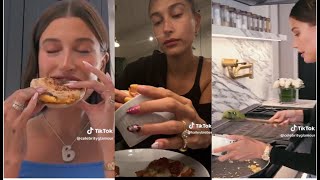 HAILEY BIEBER COOKING VIDEO COMPILATION [upl. by Campman]