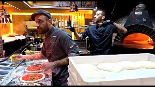 Pizza Napoletana con un tocco di Calabria e di fantasia nella Pizzeria quoti Belcastroquot a Roma 🇮🇹 [upl. by Joon]