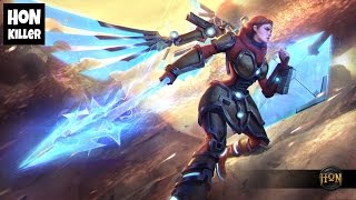 HoN Valkyrie Gameplay  Brunhild  ARIAEL  1878 MMR [upl. by Brest484]