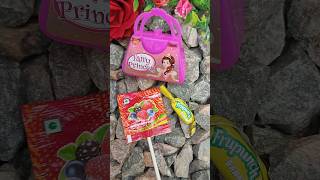 Mixed berry pop amp frupunch banana with princess gems lollipop shorts lollipop candy [upl. by Eimak]