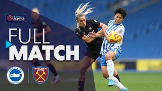 Full Match Brighton amp Hove Albion v West Ham United  Barclays WSL 202425 [upl. by Charlie861]