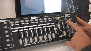 Lumin Lights 192 DMX Controller Mixer Mixing Board Light Controller [upl. by Svetlana871]