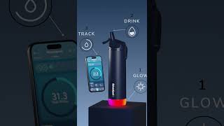 HidrateSpark Smart Water Bottle Limited Edition Color Abyss E 916 [upl. by Kissiah249]