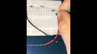 Breadboard circuit  series connected of resistors class10 [upl. by Stochmal]