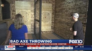 Bad Axe Throwing hosts free open house in Spanish Fort [upl. by Harlen]