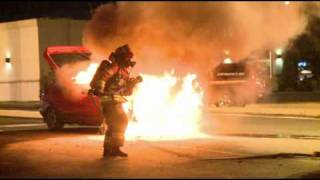 072210  Car Fire  Whitehall PA [upl. by Gerdi]