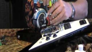 Install a ZZguitarworks EZMount Universal on a Flying V [upl. by Pelagia]