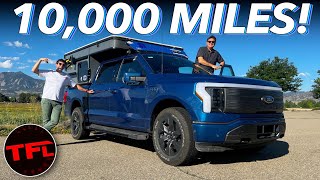 Heres How Our 2022 All Electric Ford F150 Lightning Has Held Up Over 10000 Miles of Hard Use [upl. by Nylatsyrc857]