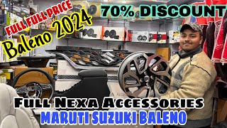 2024 Maruti Suzuki Baleno Nexa Genuine Accessories With 70 Discount ✅ Baleno Modification 2024 ✅ [upl. by Ylsel]