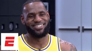 LeBron James calls the Lakers a ‘perfect match’  ESPN [upl. by Ninnette]