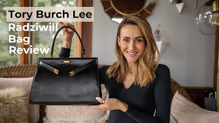 WHAT FITS IN MY TORY BURCH RADZIWILL MEDIUM BAG DESIGNER BAG REVIEW 2021 [upl. by Butler]