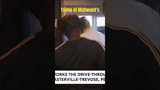 DonaldJTrumpforPresident donaldtrump working McDonalds mcdonalds pennsylvania [upl. by Babs609]