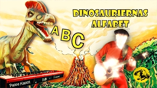 Dinosauriernas Alfabet  ABC sång amp video om dinosaurier för barn  Pappa Kapsyl  alfabetet ramsor [upl. by Karlen]