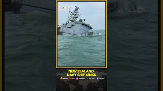 New Zealand Navy Ship Sinks Off Samoa All 75 Aboard Safe  WATCH [upl. by Lucey979]