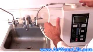 Water Ionizer  Aqua Ionizer Deluxe 70 Install and Review [upl. by Noicpesnoc]