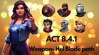 MCOC ACT 841 EASY COMPLETION  WEAPON  HEL BLADE PATH  841 AMERICA CHAVEZ BOSS [upl. by Nnahsal]