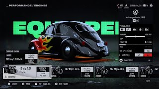 Volkswagen Beetle 1973 A Class Race Build NFS Unbound [upl. by Rizas913]