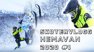 VLOGG HEMAVAN 2020  Snowmobiling In Sweden [upl. by Ssepmet]