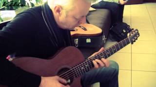 Tommy Emmanuel playing quotLocomotivationquot kibinguitarscom [upl. by Ominoreg498]