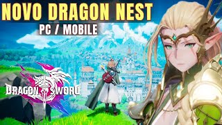 NOVO DRAGON NEST pra PC e MOBILE é INCRÍVEL 😱 DRAGON SWORD  NOVO ACTION RPG da HOUND 13  PROJECT D [upl. by Tehr755]