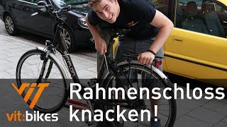 Rahmenschloss knackbar  vitbikesTV 140 [upl. by Sorips]