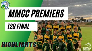 Mount Maunganui CC Premiers beat Greerton CC to lift the T20 cup 202021 [upl. by Nerret]