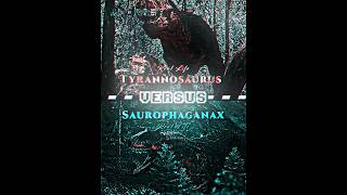 Saurophaganax vs Tyrannosaurus edit jurassicworld dinosaur fypシ゚viral kaiju [upl. by Amlez122]