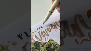 penpal with me art bujo aesthetic satisfying asmr lettering penpal handwriting [upl. by Nilreb259]