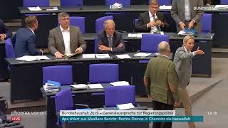 AfDFraktion verlässt Bundestag bei Rede von Johannes Kahrs SPD am 120918 [upl. by Knute932]