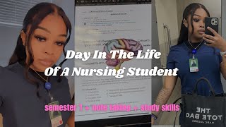 vlog  day in life of a nursing student  lpn  note taking  study skills  bottle girl talk ❤︎︎ [upl. by Hoag]