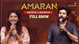 Amaran Audio Launch  Full Show  sivakarthikeyan  saipallavi  Rajkumar  TurmericMedia [upl. by Dublin]