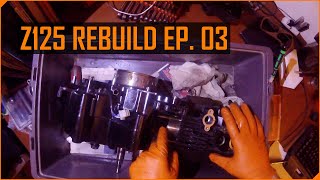 Z125 Rebuild Ep 03  Pulling the head and cylinder  Z125 Pro  Buffalo NY [upl. by Eelinnej27]