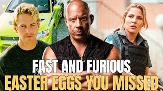 Fast and Furious Easter Eggs you MISSED [upl. by Assirt]