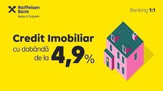 Credit imobiliar cu dobândă de la 49 [upl. by Anwahsit]