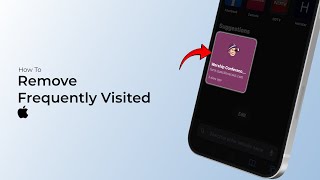 How to Remove Frequently Visited on iPhone [upl. by Nnahgaem]
