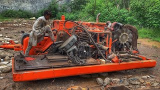 Dooosan Excavator 225 Imported From Thailand  Assembling Doosan Excavator By Local Mechanics [upl. by Callery]