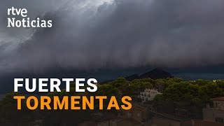 VARIOS HERIDOS por el temporal de LLUVIA VIENTO y GRANIZO que sacude al MEDITERRÁNEO  RTVE [upl. by Kcod]