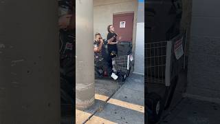 Man rapping in front of grocery store shorts [upl. by Sherburne]