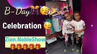 Zion and Noble BDay Celebration🎁🎉🎊🥳 [upl. by Amorette]