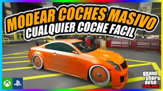 COMO MODEAR COCHES MASIVO CUALQUIER VEHICULO CAR TO CAR en GTA 5 Online [upl. by Lowrie]