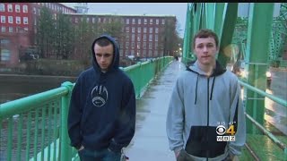 Two Lowell Teens Stop Man From Jumping Off Bridge [upl. by Adnof]