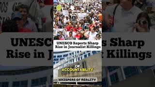 UNESCO Reports Sharp Rise in Journalist Killings [upl. by Lopes952]