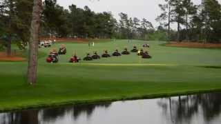 Masters Practice Round  Mowing 15 [upl. by Aseuqram]