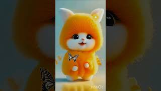 Cat version naat SubhannAllah viral pregnant Cat cat duet cute love cutecatcats hassananimalpl [upl. by Augie]